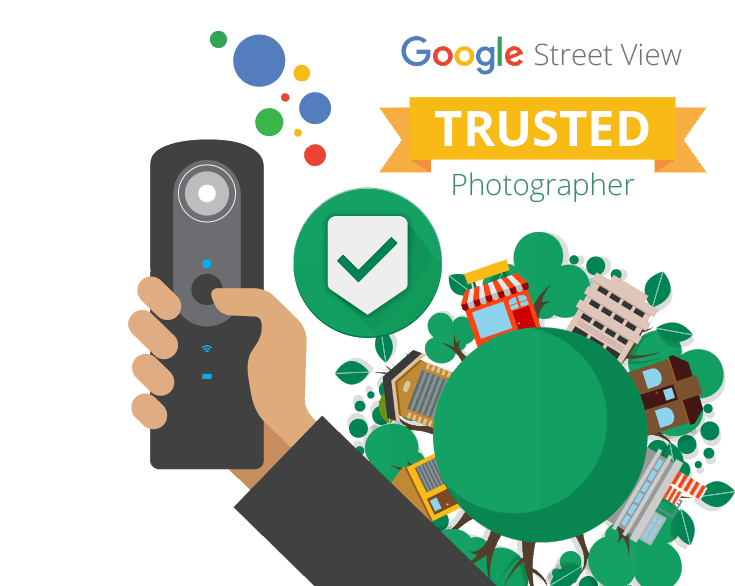 Google Street View Thrusted Photographer
