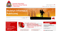 Biuletyn Informacji Publicznej dla Komendy Wojewódzkiej Straży Pożarnej w Katowicach